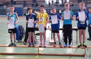 Paul auf Platz 1 und Colin auf Platz 5