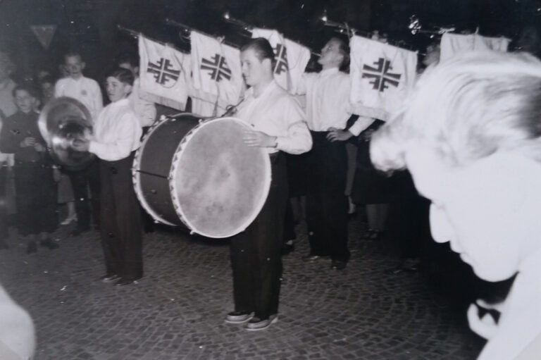 Hochzeit 1. Vors. Helmut Holzmann am 23.4.1955